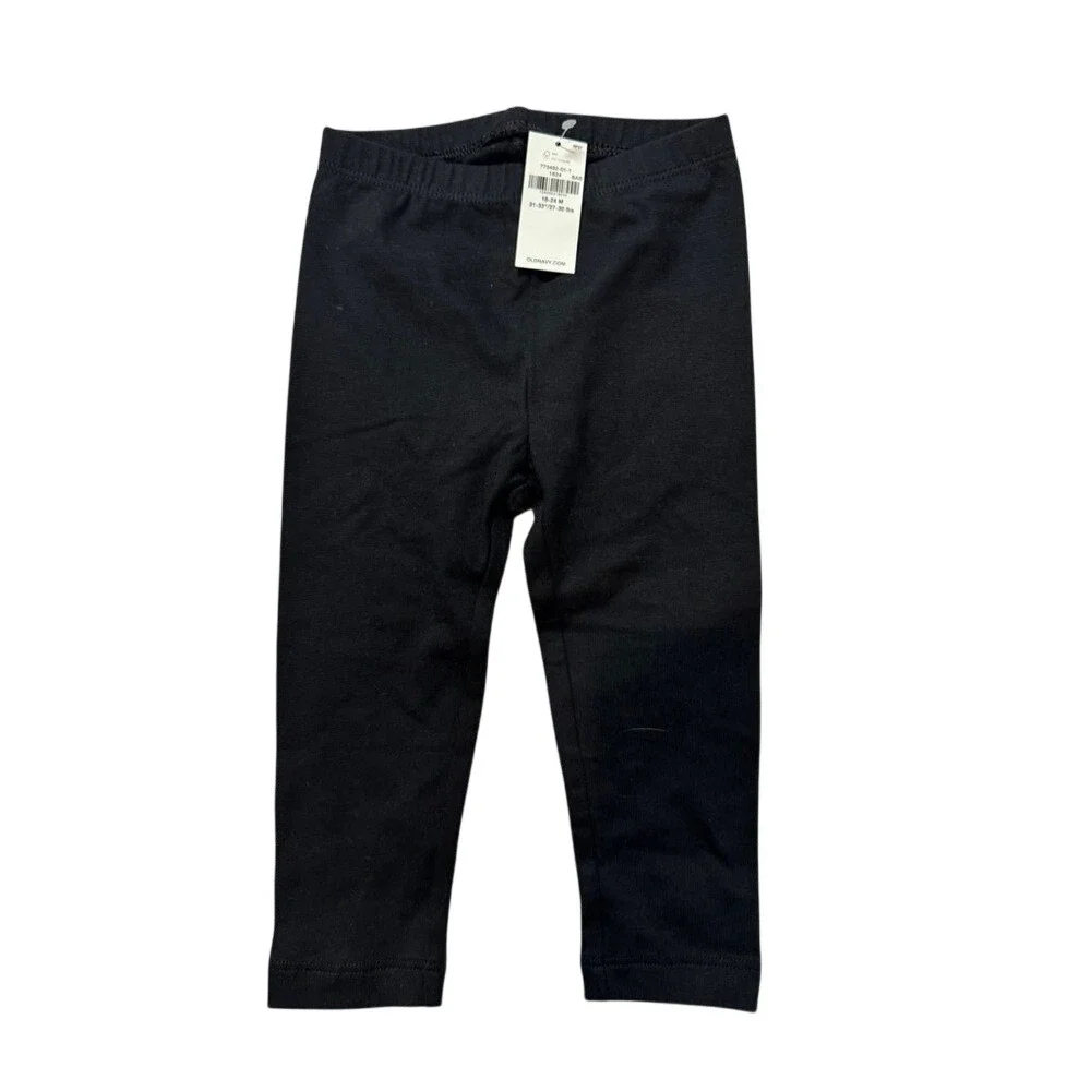 Classic Black Kids Leggings‎